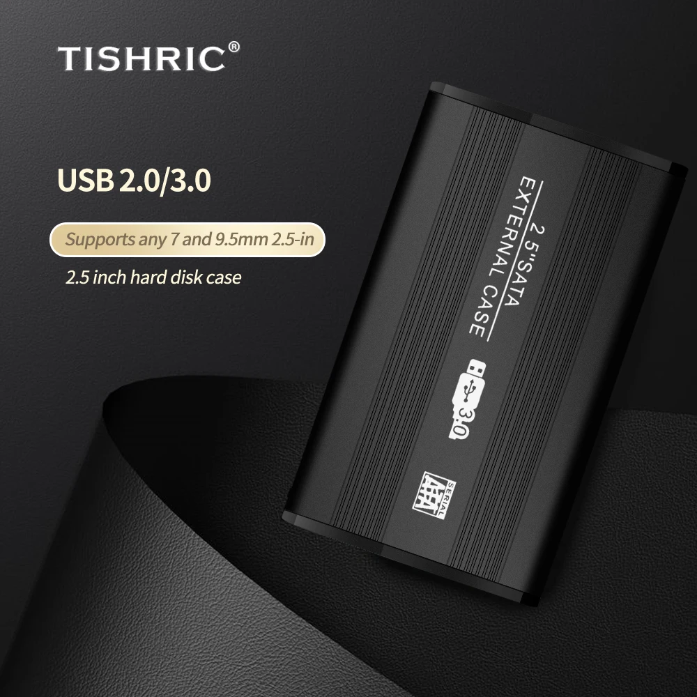 TISHRIC Hdd чехол для жесткого диска с 2 5 Корпус Usb 3 0 Sata футляр внешнего коробка