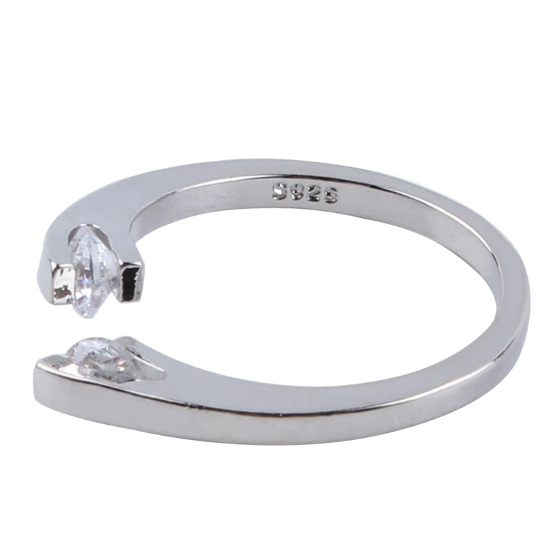 Simple Fashion Crystal Ring For Women Fine Jewelry Adjustable Double Rounds Open Midi Toe Rings | Украшения и аксессуары