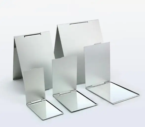 1 шт. ультратонкое зеркало для макияжа косметическое 5 размеров карманное