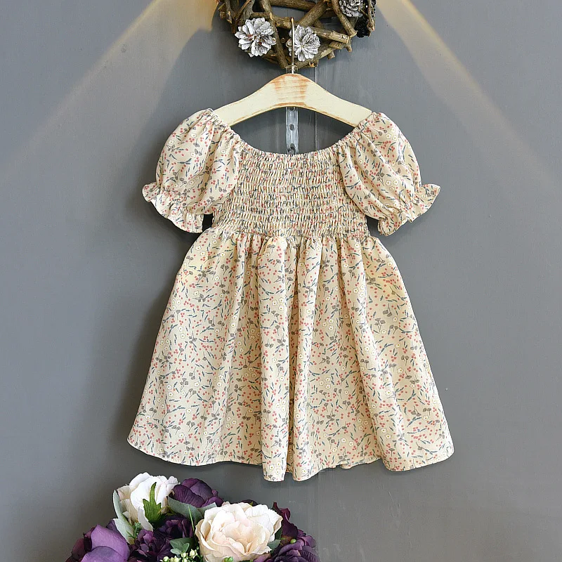 

kids dresses for girls girl clothes Girls floral dress summer short-sleeved princess dresses flower girl dresses