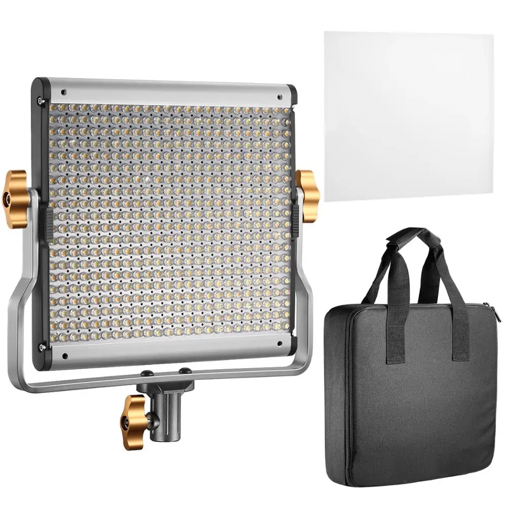 

Neewer Dimmable Bi-color LED Video Light Kit with U Bracket 3200K-5600K CRI96 and Bag for Studio Photography Video Shooting