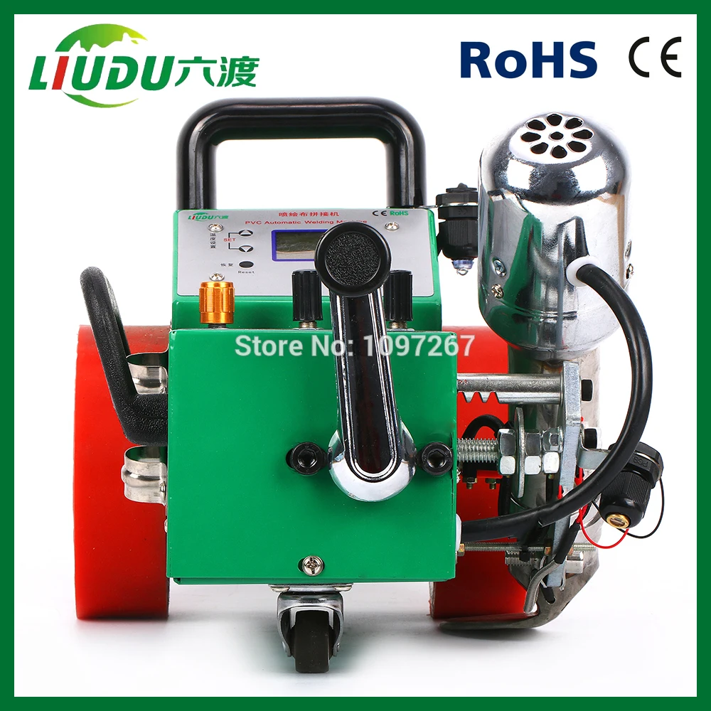 

fashional mini hot air welding machine with liquid crystal display for pvc,pp,plastic