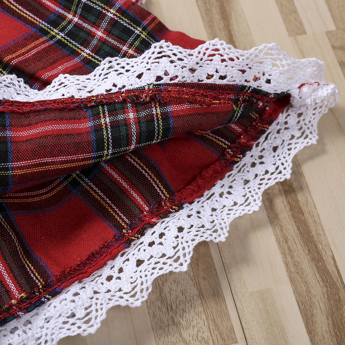 Рождественское платье принцессы для маленьких девочек красное клетчатое