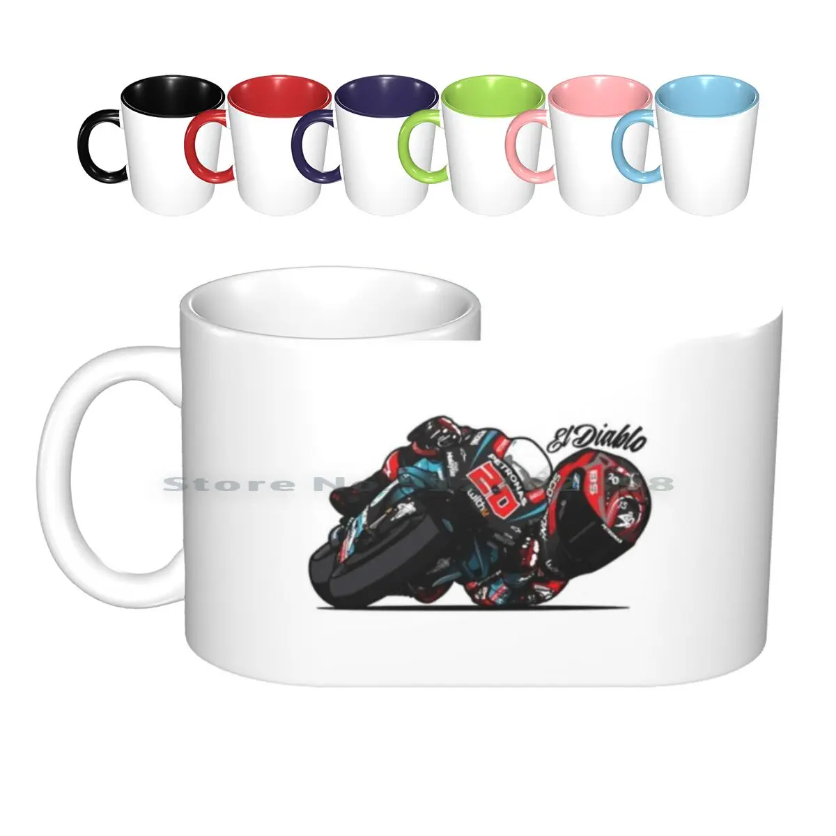 

Керамические кружки Dableg Yo Go, кофейные чашки, Кружка для молока и чая, кружка Granprix Race Rider, кварцараро Moto2 El Marquez Bagnaia, креативный тренд