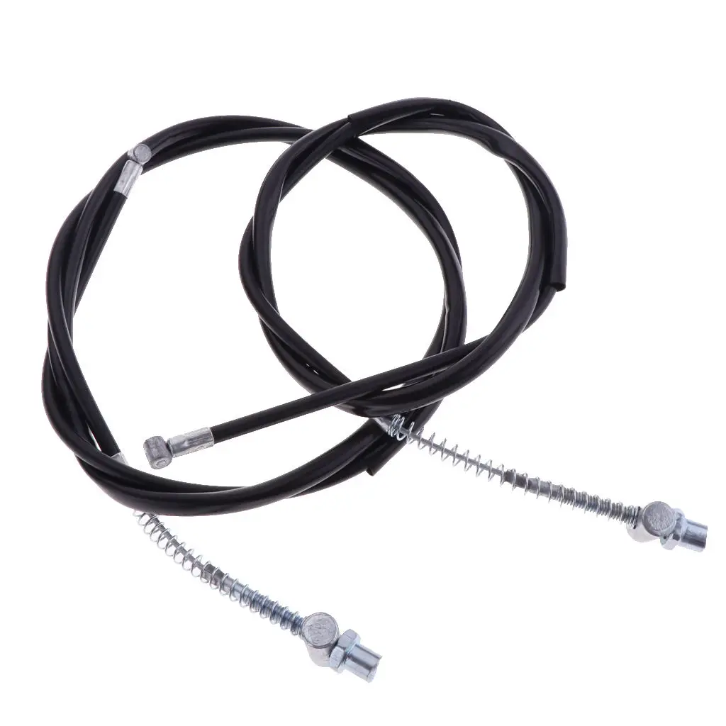 

dolity Black Motorcycle Front & Rear Brake Cable Assembly for Yamaha PW50
