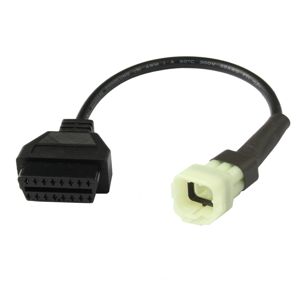 Диагностический кабель OBD2 6-16 Pin аксессуары для мотоциклов OBD адаптеры