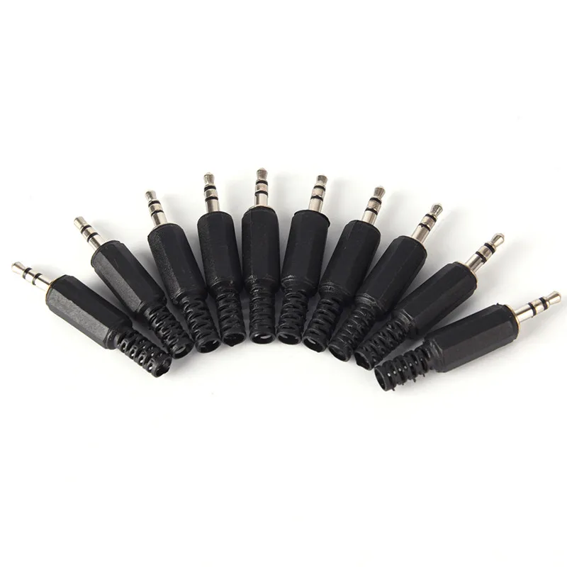 

3.5mm 1/8 Fashion Audio Male Plug Jack Adapter Stereo Connector Headphone 5PCS/SET