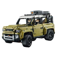 compatible high tech car series supercar land rover guardian off road vehicle model building blocks bricks 42110 toys