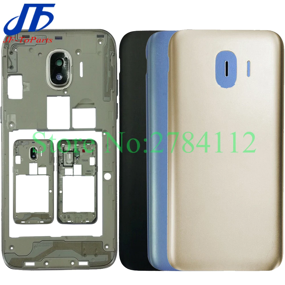 10 шт. средняя рамка задняя крышка батарейного отсека для Samsung Galaxy J2 Pro J250/J2 Core J260 J260F Корпус задняя дверь