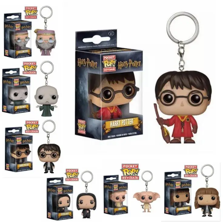 FUNKO POP Новое поступление DOBBY Гермиона Дамблдор Харри Поттер Волдеморт брелок экшн фигурка коллекция игрушки для детей подарок