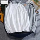 Мужская футболка из 100% хлопка, осенняя, базовая, крутая, Мужская футболка 2021, свободные футболки, топы в стиле хип-хоп, размера плюс футболки