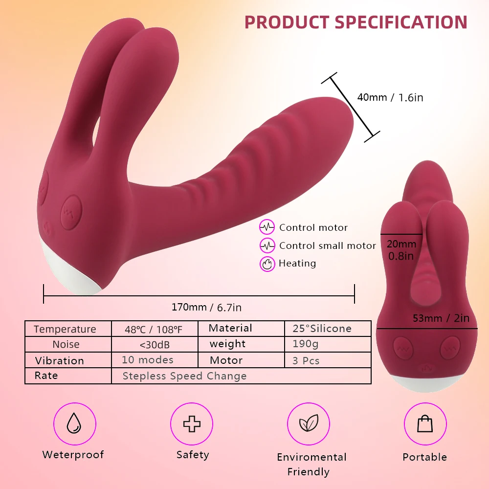 Фаллоимитатор G Spot электронный Вибратор Кролик палочка для Женщины Секс Вагина