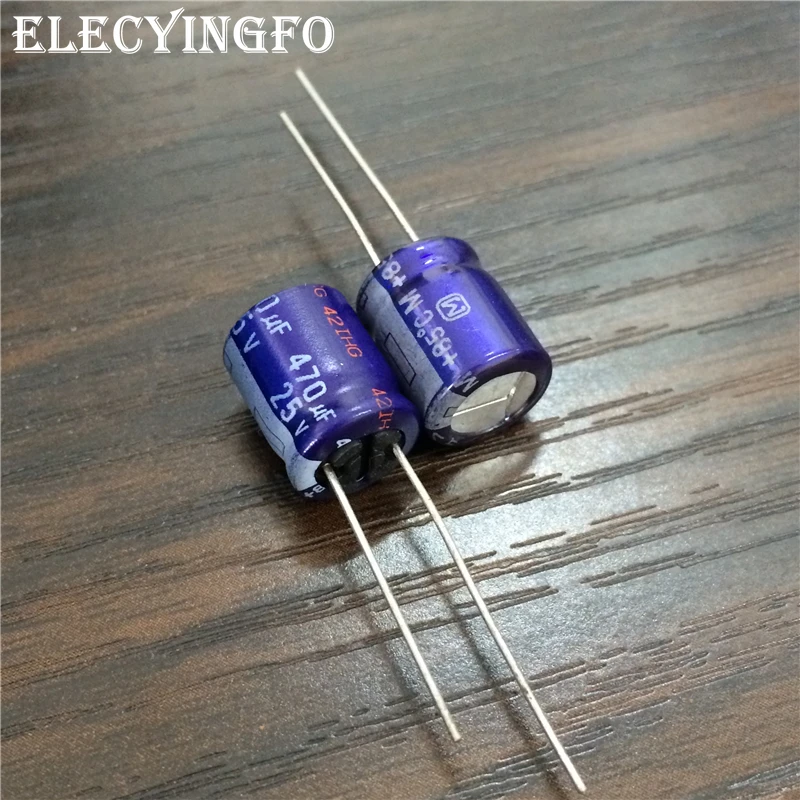 50 шт. 470 мкФ 25V470UF M Series 10x12.5mm высокое качество 25V470uF Алюминий электролитический
