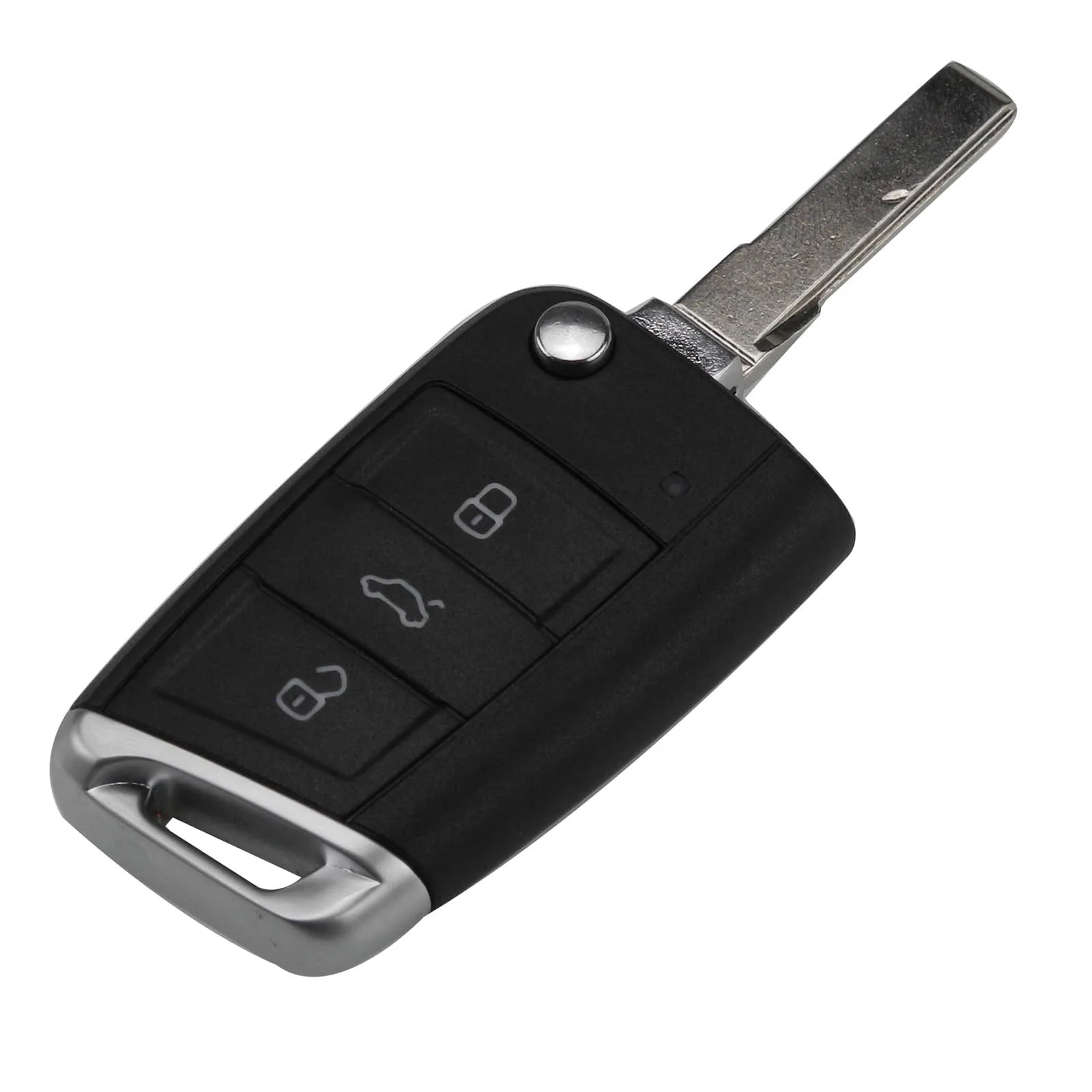 

Чехол Для Автомобильного Ключа Jingyuqin Для Volkswagen VW Golf 7, Beetle, Jetta, Bora, Passat, Polo, Tiguan, 3-кнопочный