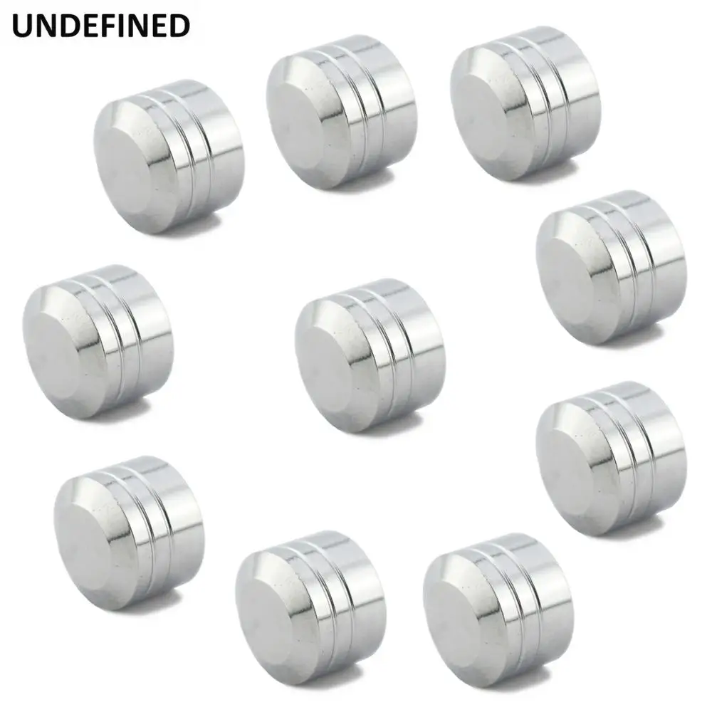 Внутренняя хромированная мотоциклетная головка 11-14 6 мм Φ CNC 1/2 &quotSchrauben Abdeckungen