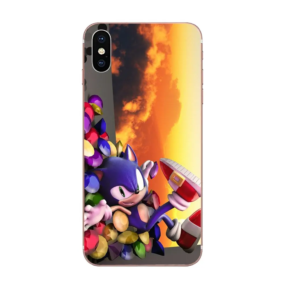 Соник Ежик Видеоигра для Xiao mi 3 4 4C 4i 5 5s 5X6 6X8 SE Pro Lite A1 Max x 2 Note Мягкий мобильный