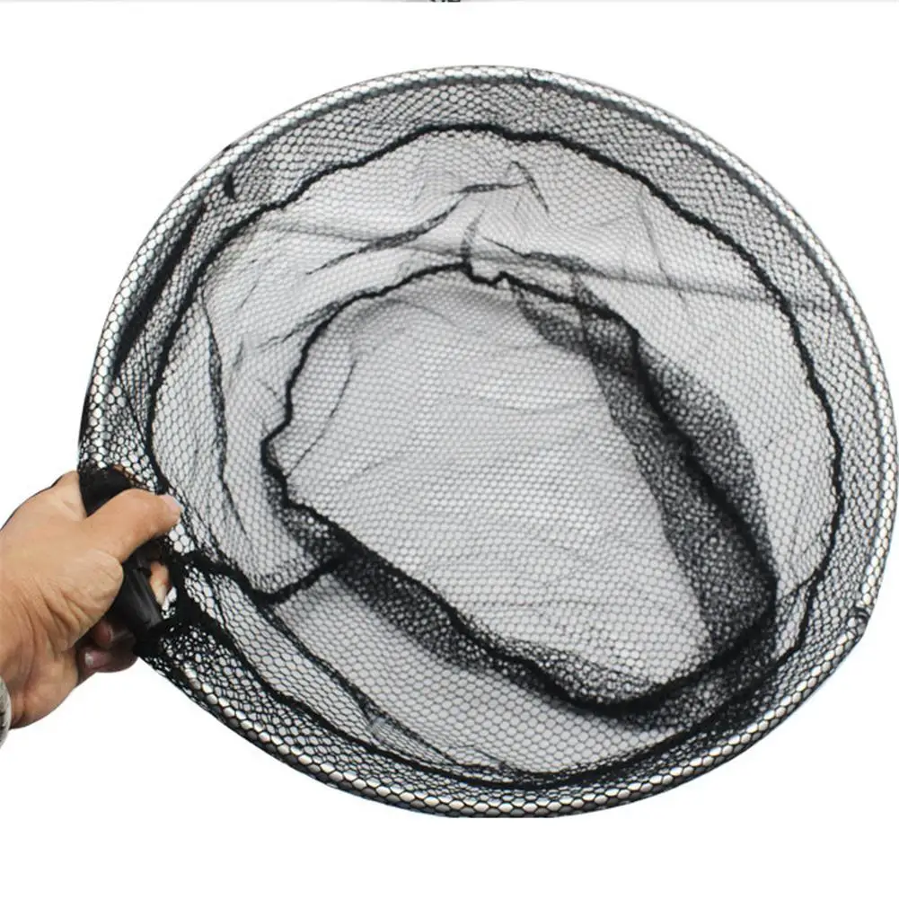 

Braided Fishing Nets Fishing Tackle Collapsible Rhombus Mesh Hole Depth Folding Dip Net 34.5cm Dip Net Mesh Head Holes for Fish