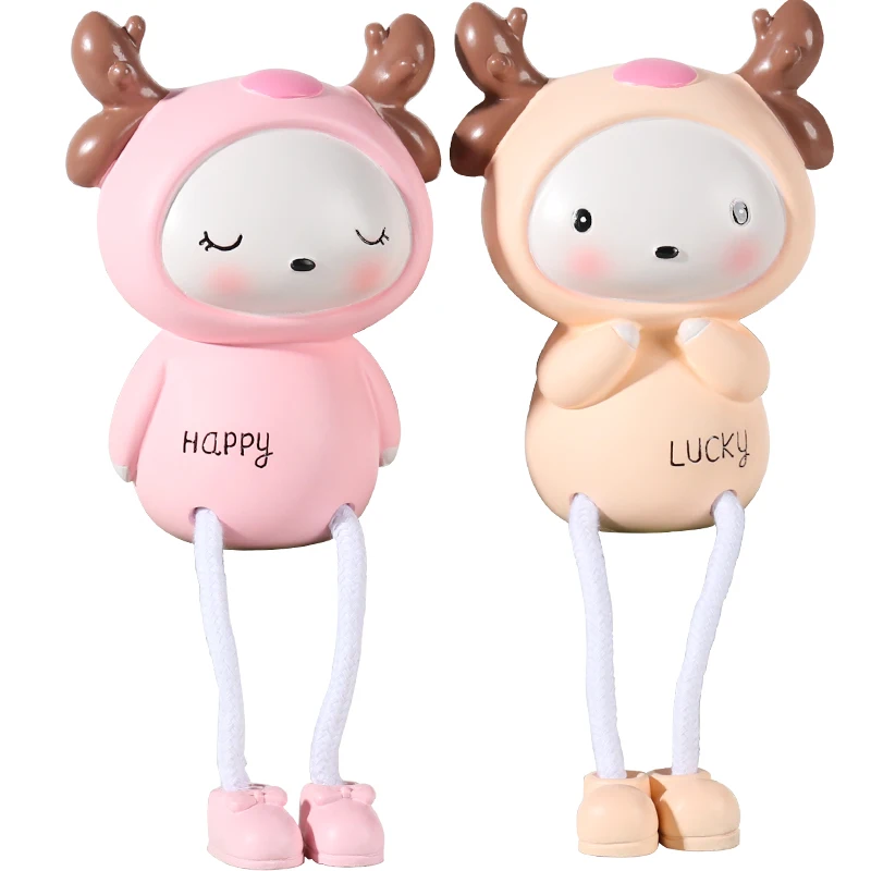 

2pcs/Set Figurines Miniature Figurine Fairy Garden Miniatures Home Decoration Model Decorative Ornaments For Bonsai