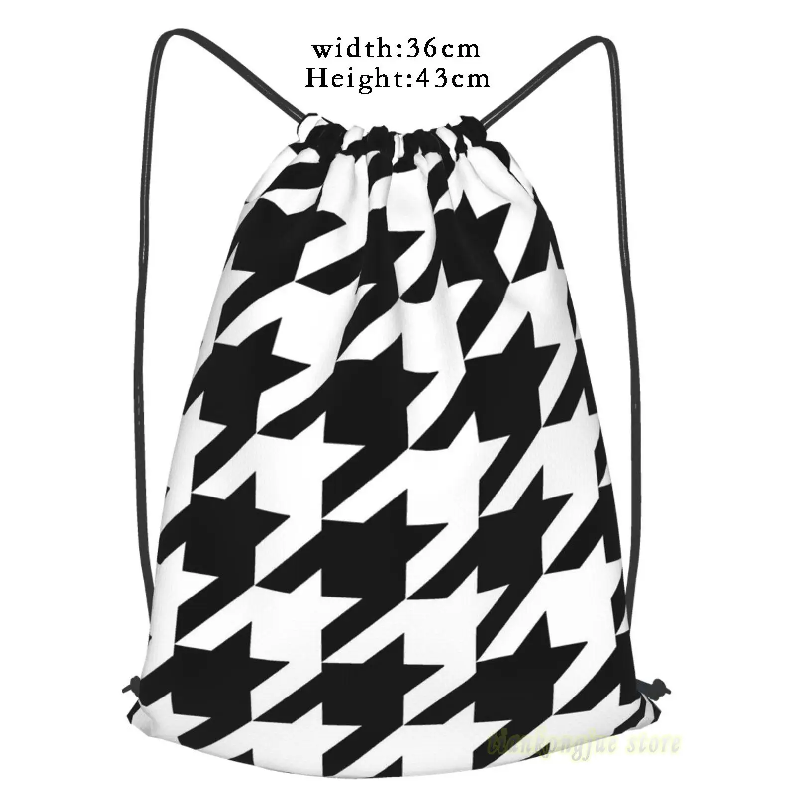 Мужская сумка для путешествий на открытом воздухе с рисунком гусиная лапка -