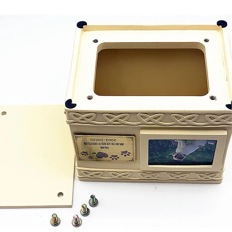 Похоронная надгробия для домашних животных урна собака умерла герметичная