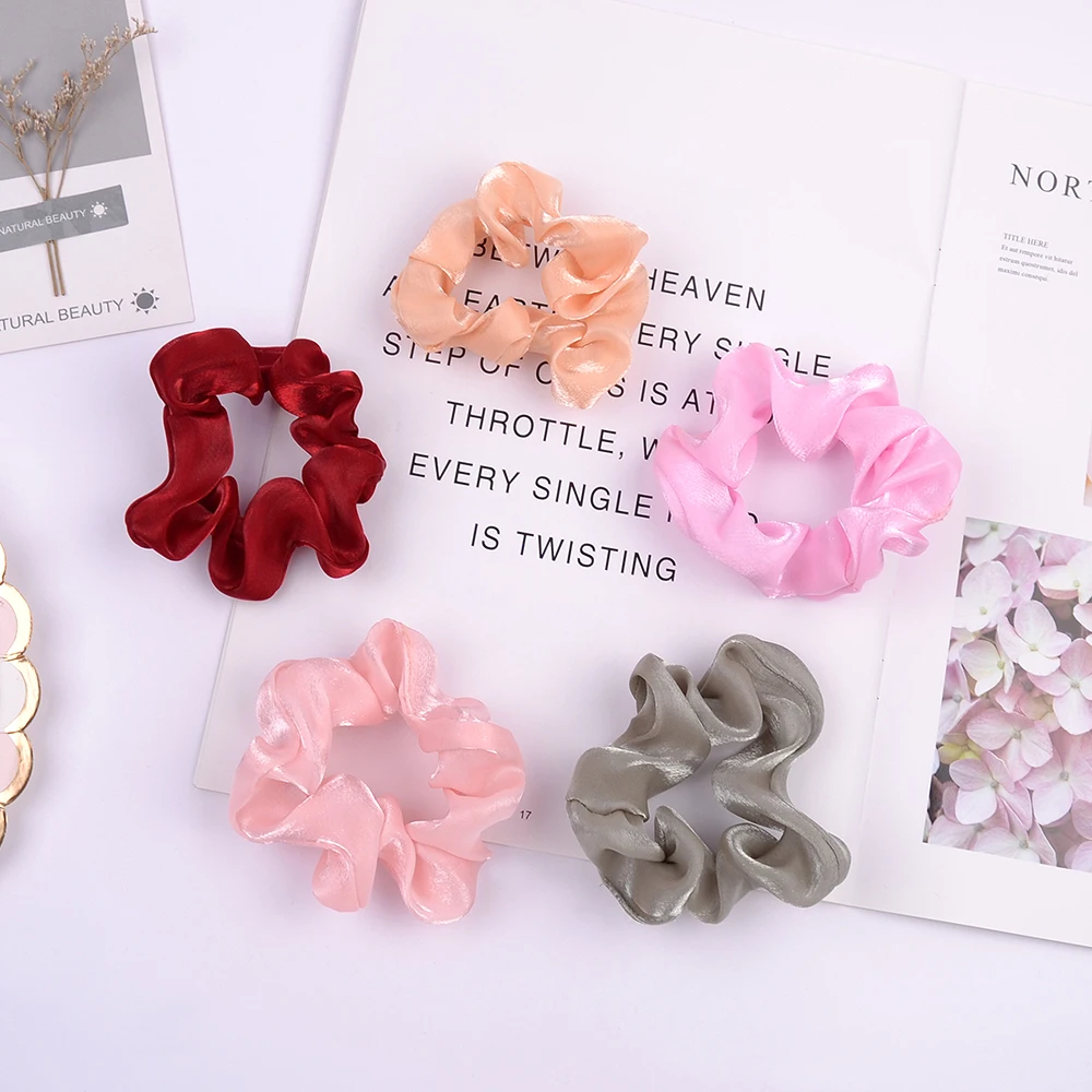 Новые женские элегантные резинки для волос эластичная повязка женский бутик