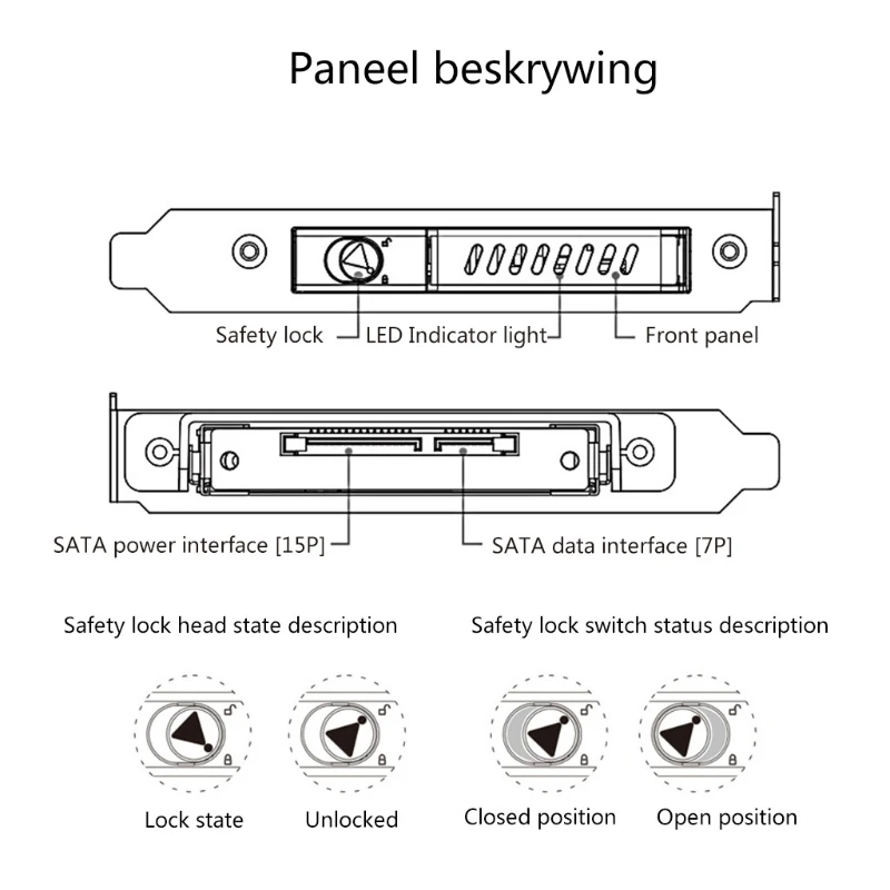 Переходник для жесткого диска стойка кронштейн HDD SSD 2 5 дюйма PCI одиночный жесткий