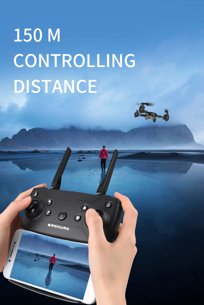 Профессиональный wifi FPV с 4K камерой широкоугольный HD режим удержания складной рычаг RC Квадрокоптер Дрон X Pro RTF Дрон для подарка