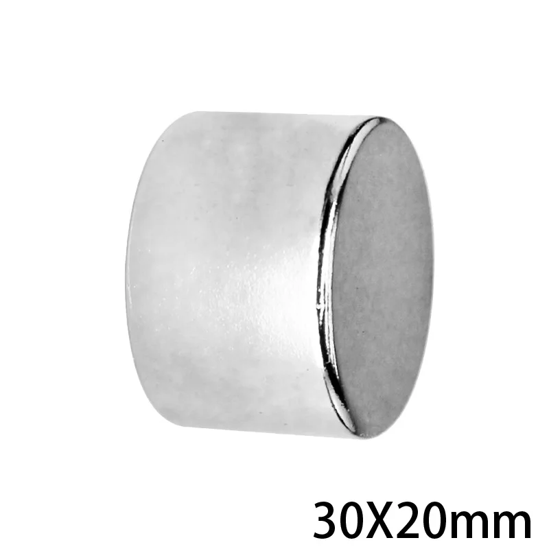 1/2/3/5 шт. 30x20 мм Сильный цилиндр редкоземельный магнит 30mmX20mm Круглые неодимовые