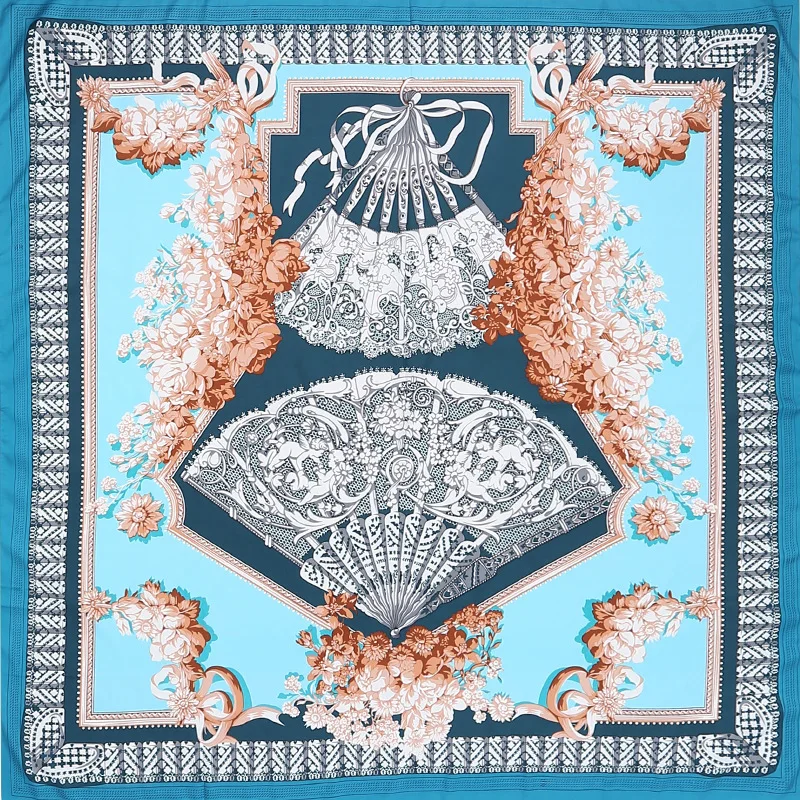 Шарф женский атласный квадратный из 2021 шелка для пляжа хиджаба - купить по