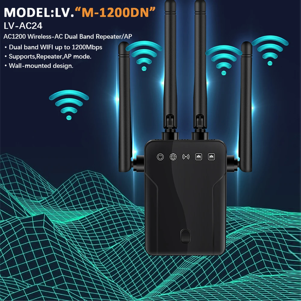 

Wi-Fi-маршрутизатор TISHRIC 2,4G/5G 802.11N, Мбит/с