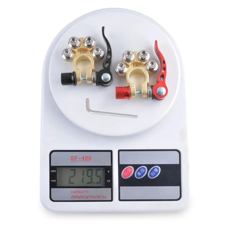 

Thickened Brass Automotive Battery Pile Head Battery Quick Disassembly Clip Connector Clip Terminal for Car Boat Motorcycle