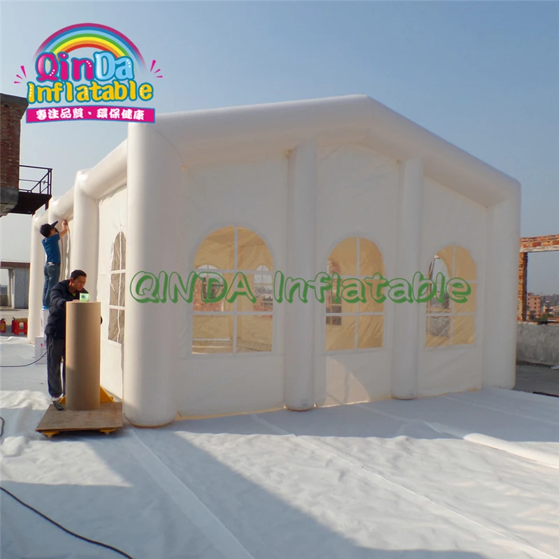 Günstig Weiß Aufblasbare Hochzeit Zelt/party Zelt Riesen Weiß Aufblasbare Event Festzelt Zelt/aufblasbare Gebäude Cube Zelt Für Hochzeit