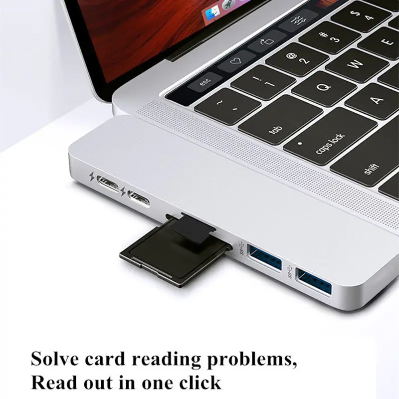 Хаб для смартфонов Type-C USB 3 0 многоинтерфейсный PD высокоскоростной зарядный