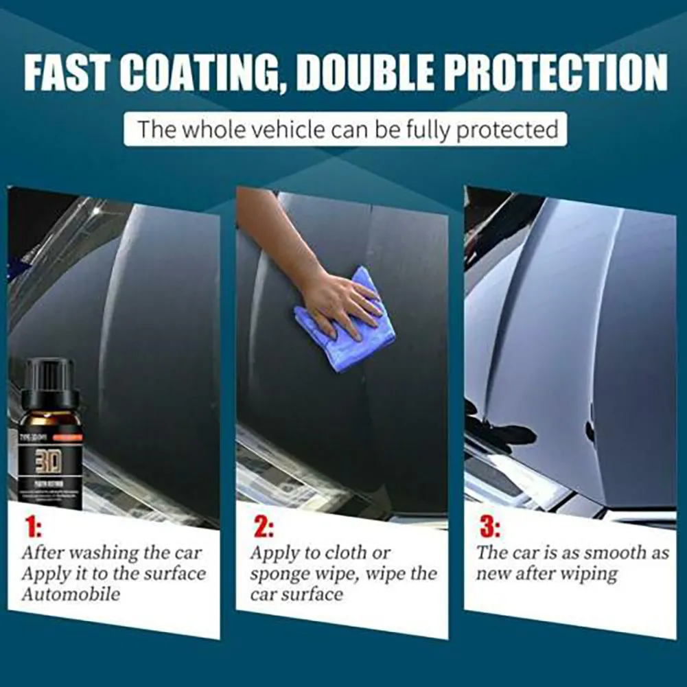 

Plastic Coating Wax Reduce Scratches Fix Super Improve Hardness + Sponge