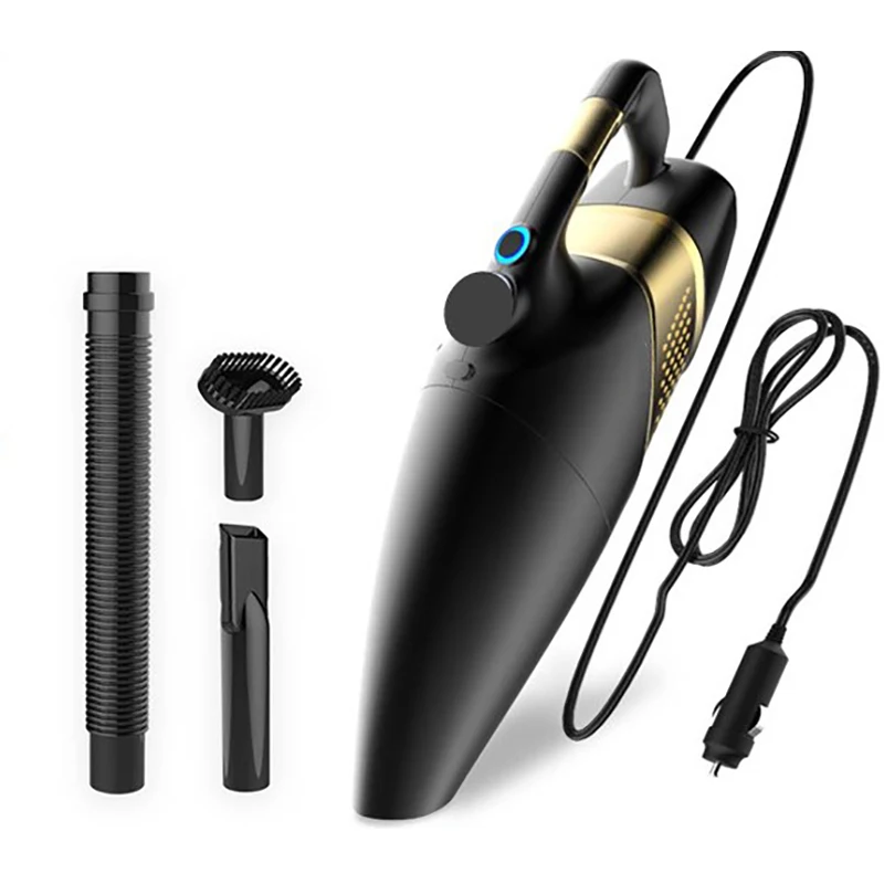 Автомобильный мощный пылесос 80 Вт портативный автомобильный с зарядкой