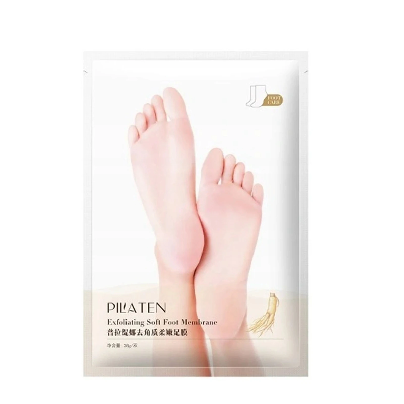 Pilaten 1 Пара Эксфолирующих Масок для Ног и Педикюрных Носочков для Снятия Отмершей Кожи и Пошелушивания Пяток
