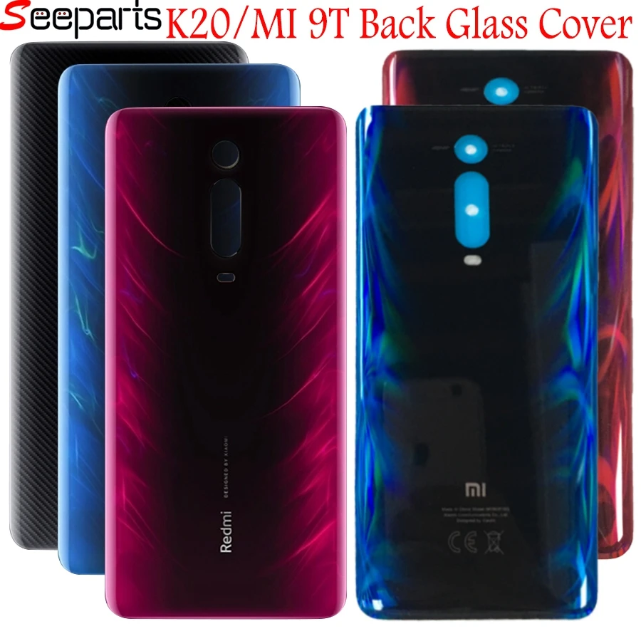 Чехол для Xiaomi Redmi K20, задняя крышка для батареи, задняя крышка, корпус из стекла, замена для Redmi K20, крышка для батареи 9 T, задняя крышка
