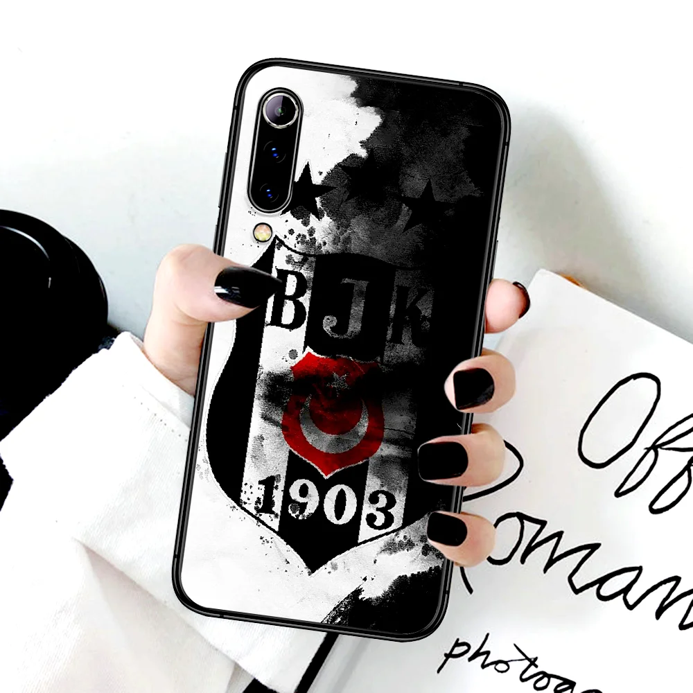 

Football BJK Besiktas J K Phone Case For Xiaomi Mi Note 10 A3 9 MAX 3 A2 8 9 Lite Pro Ultra black Cell 3D Coque Tpu Hoesjes