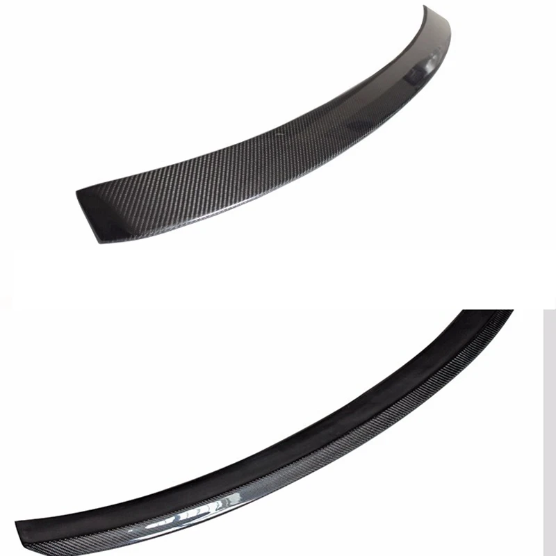 For Mercedes-Benz C Class W204 C180 C200 C300 C260 Spoiler 2007-2014 Carbon Fiber Rear Trunk Lip Roof Wing Car Styling | Автомобили и