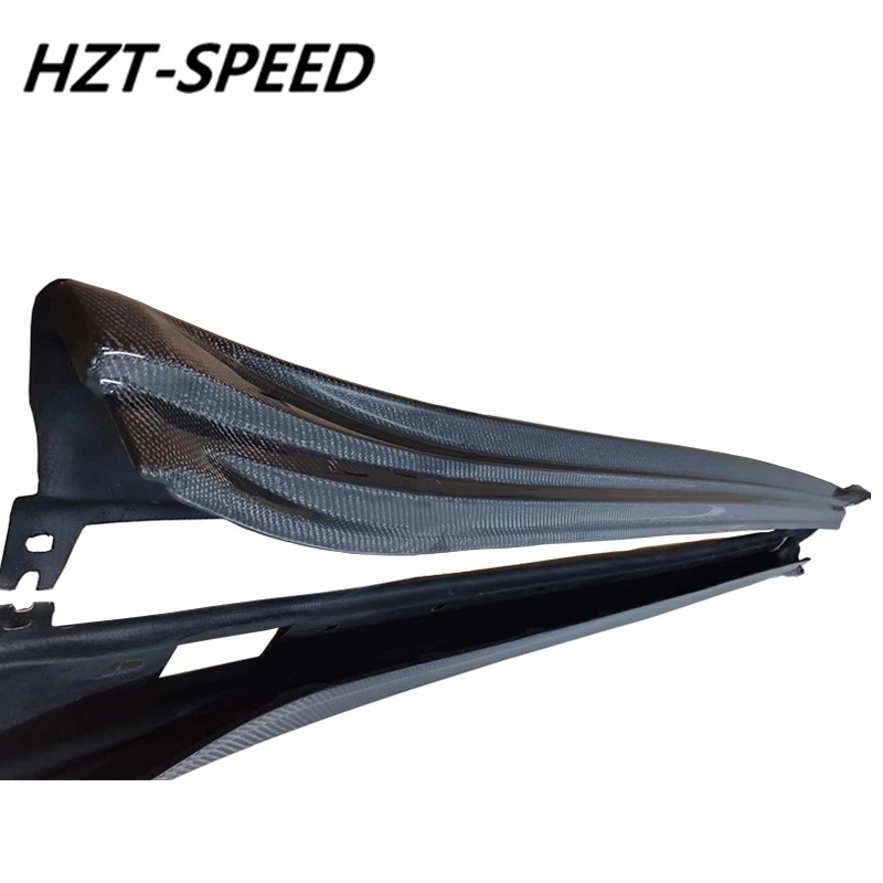 Углеродное волокно автомобильные боковые юбки удлинители накладки для Porsche Panamera