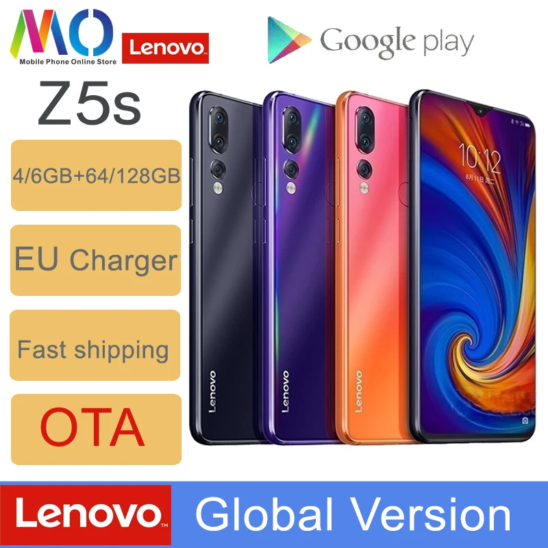 Глобальная версия Lenovo Z5S смартфон 6 ГБ 128 Гб 64 Android 9 0 мобильный телефон