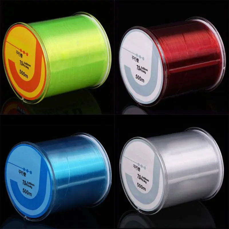 Рыболовные снасти аксессуары 500 м нейлоновая леска морская удочка метание речная