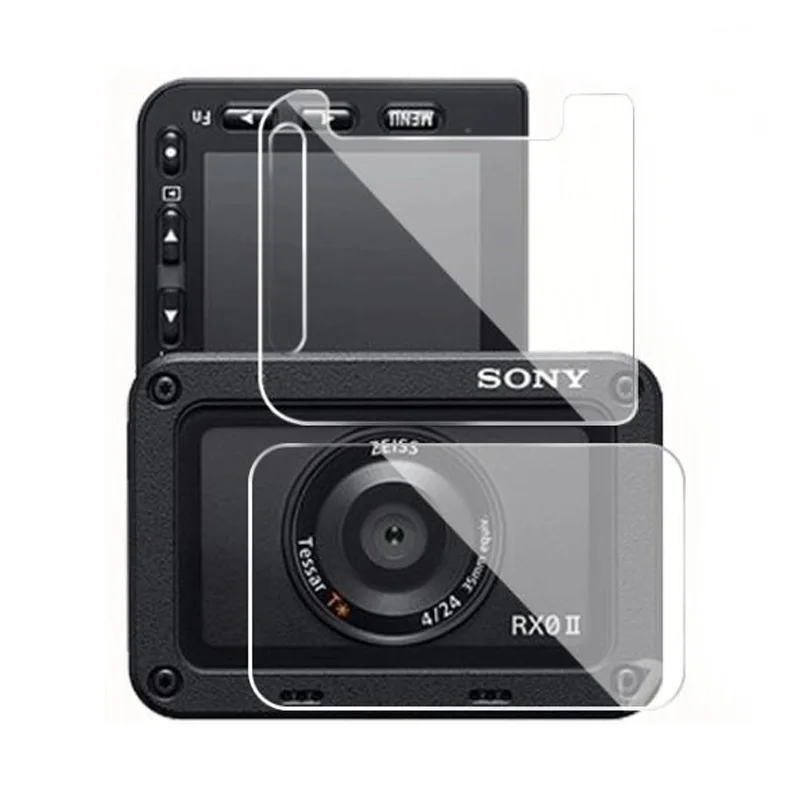 Защитное покрытие из закаленного стекла для Sony DSC-RX0/RX02 RX0M2 RX0 Mark ii объектив камеры