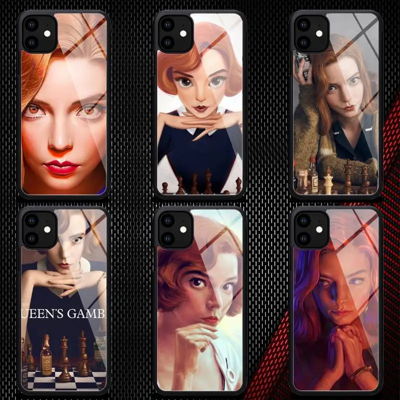 tv show the queens gambit phone case rubber for iphone 12 11 pro max xs 8 7 6 6s plus x 5s se 2020 xr 12mini case free global shipping