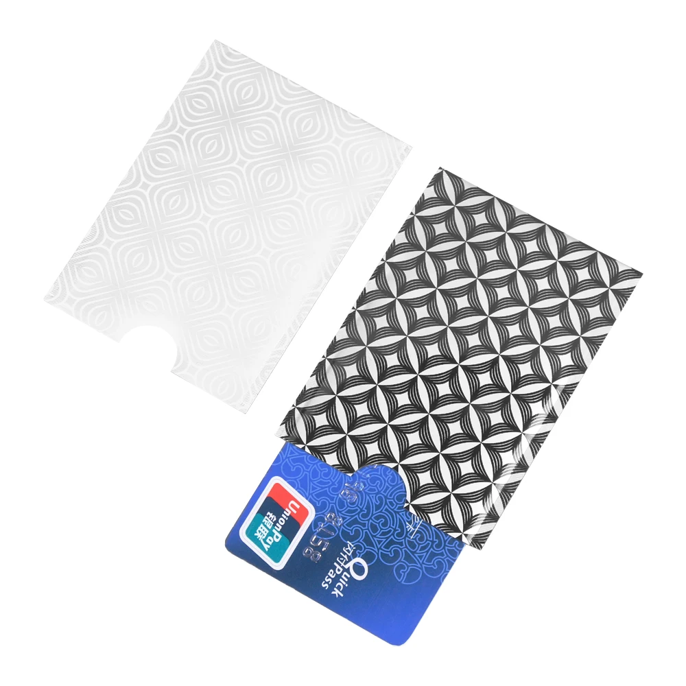 10 шт. Противоугонный Rfid блокирующий держатель карты Porte Carte Rfid карта Защита Чехол для банковских карт металлические Rfid Чехлы для кредитных карт
