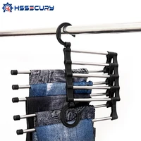 multi functional folding retractable pants rack clothing cabinet space pants rack stainless steel clothes drying clothes storage