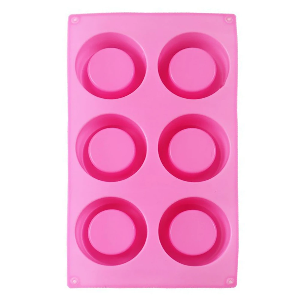 Бетонные формы с 6 отверстиями практичные бытовые силиконовые