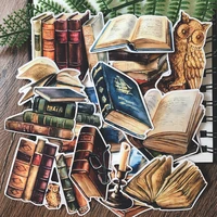 old books collage stickers diy scrapbooking happy planner junk journal phone diary decoration gift sealing sticker