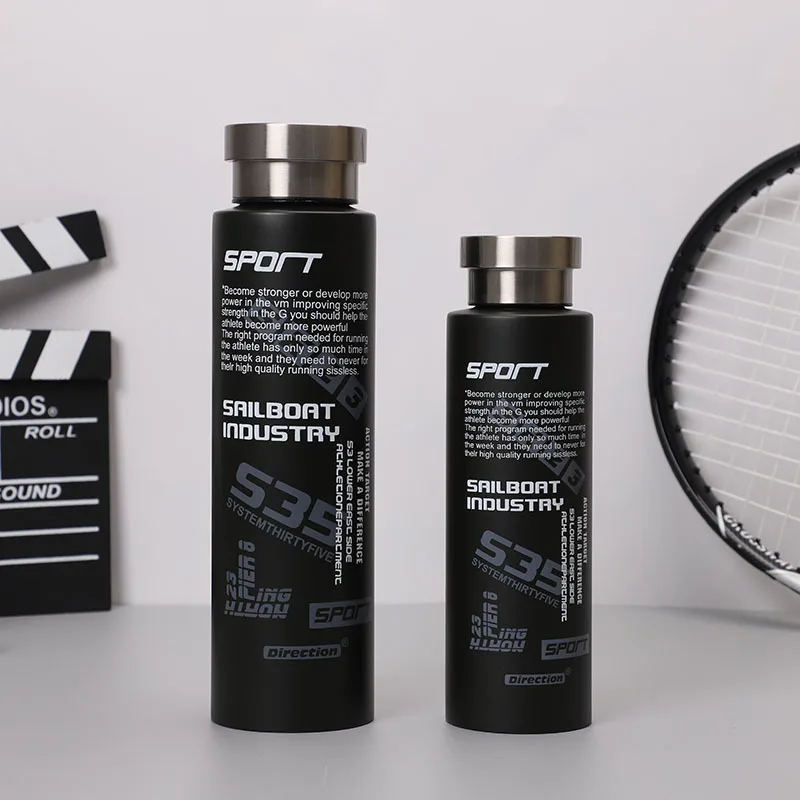 500/800 мл детская бутылка с двойными стенками из нержавеющей стали модный