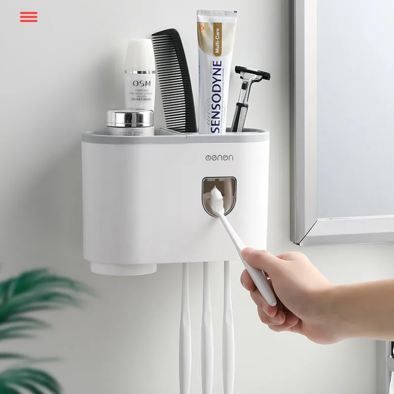 

Настенный автоматический дозатор зубной пасты